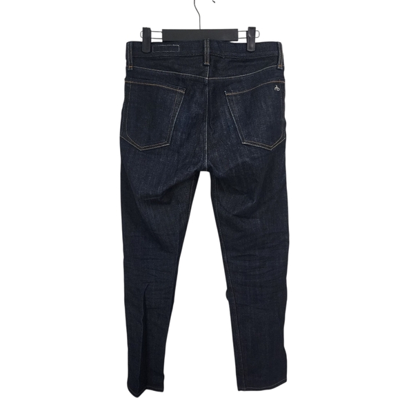 NEW Rag & Bone Dark Wash Raw Fit 2 Slim Fit Jeans 29 x 32